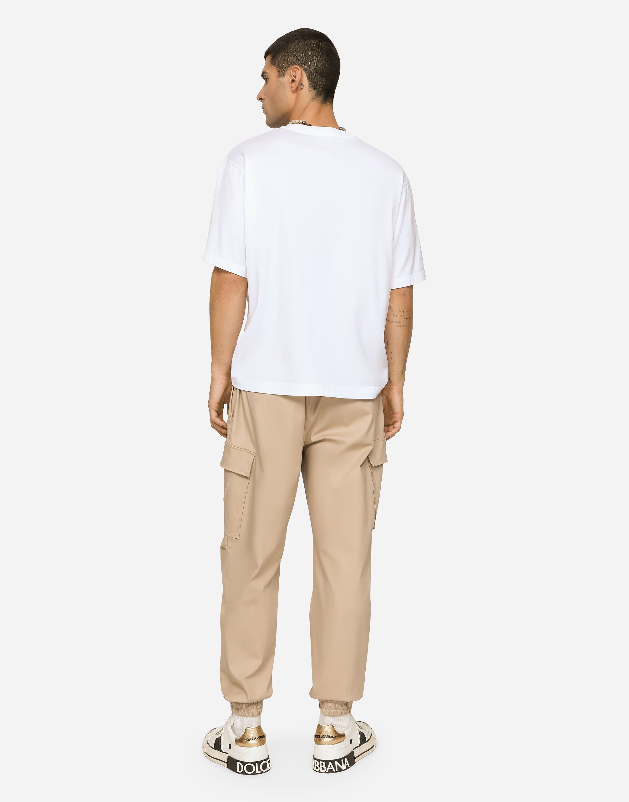 Le Breve Plus cuffed cargo pants in stone | ASOS