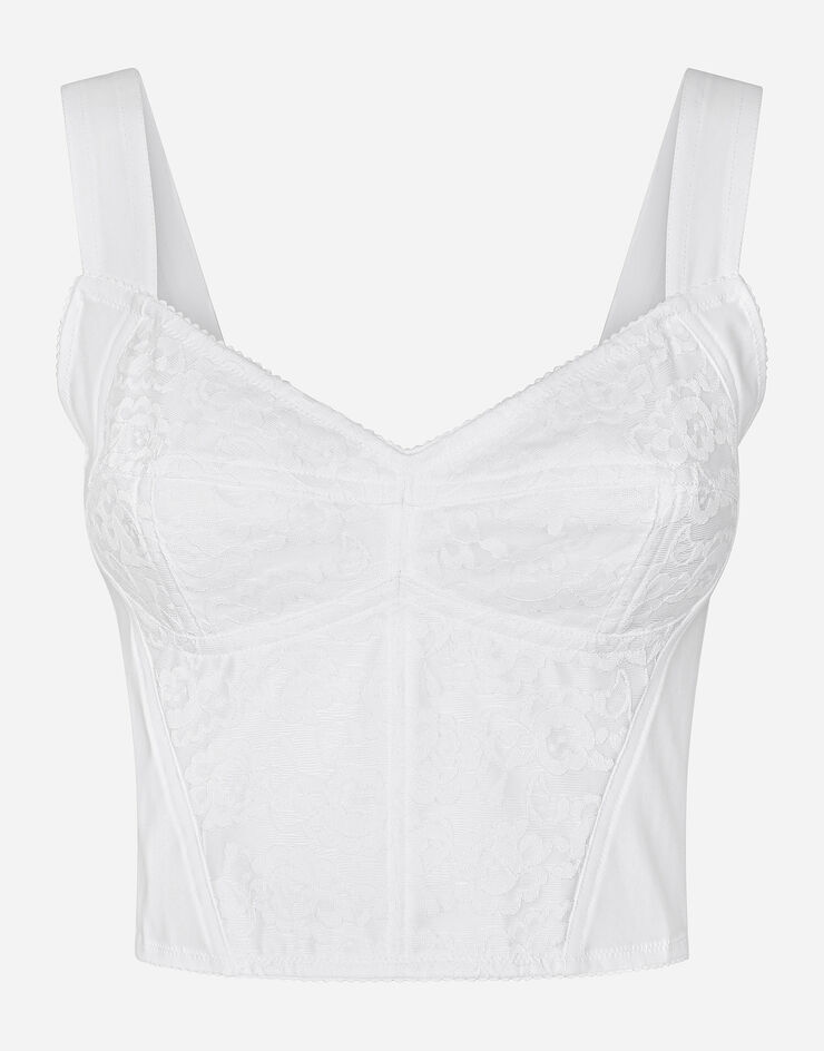 Dolce & Gabbana GUAINA 提花与蕾丝束身衣 白 F7T19TGDCLQ