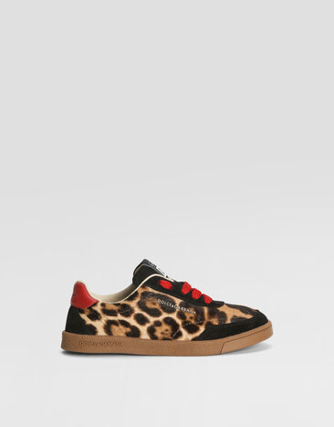 Dolce & Gabbana DG Originals sneakers in leopard-print ponyhair Multicolor D11285A4801
