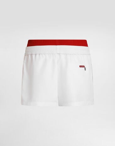 Dolce & Gabbana Kurze Bade-Boxershorts Multicolor M4F75TON0IH