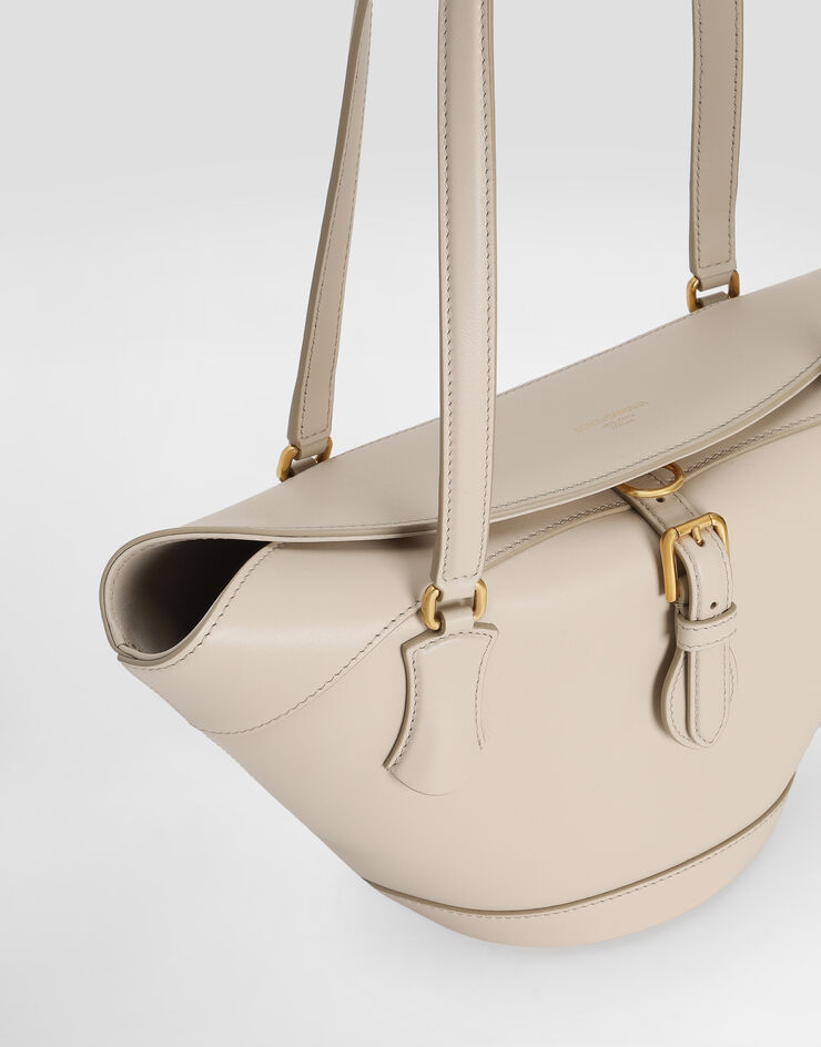 Dolce & Gabbana Capri coffa bag in calfskin Beige BB7815AK274