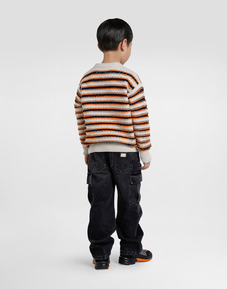 Dolce & Gabbana Wool blend sweater Multicolor L4KWE2JGMB4