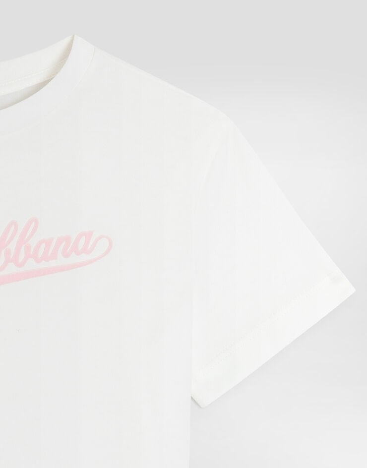 Dolce & Gabbana Jersey t-shirt with logo  L5JTNKG7PWL