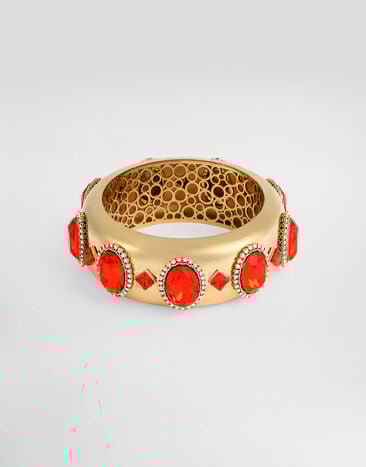Dolce & Gabbana Bangle with rhinestones Gold WBS6M3W1111