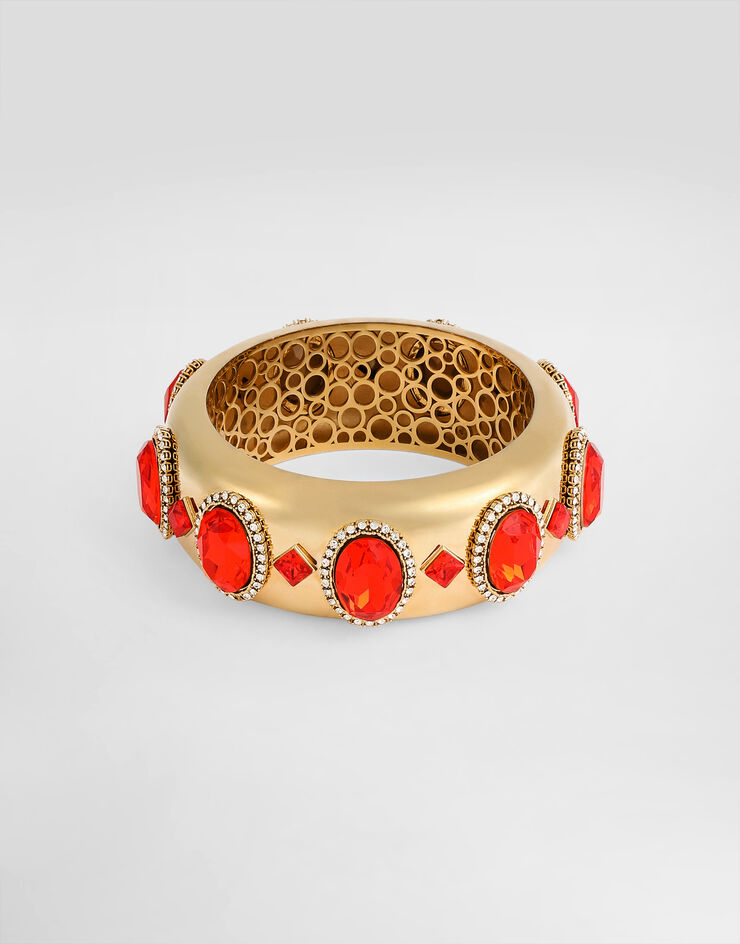 Dolce & Gabbana Bangle with rhinestones Gold WBS6M3W1111
