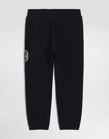 Dolce & Gabbana Fleece trousers with patch  L4JPLTG7P8E
