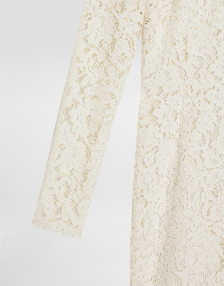 Dolce & Gabbana Cordonetto lace dress White F6M0DTHLMTB