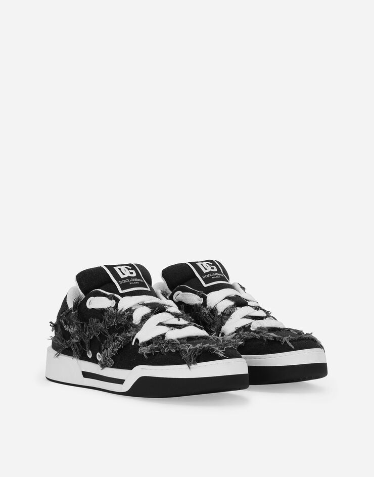 Dolce&Gabbana Denim New Roma sneakers Black CS2211AQ257