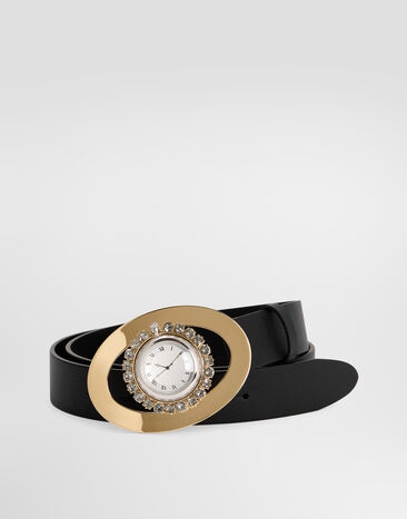 Dolce & Gabbana Calfskin belt Black BC5012A3T05