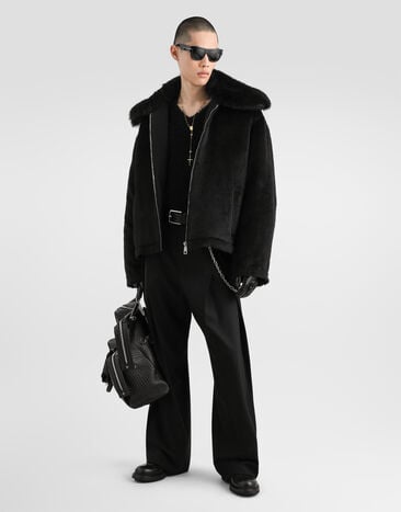 Dolce & Gabbana Wool panama trousers Dolce & Gabbana Wool panama trousers Black GP225THU2CP