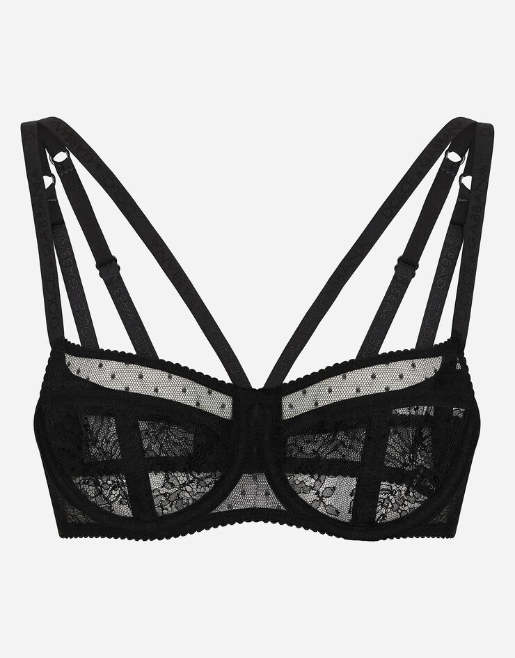 Dolce & Gabbana Lace balconette bra Black O1C61TONL28