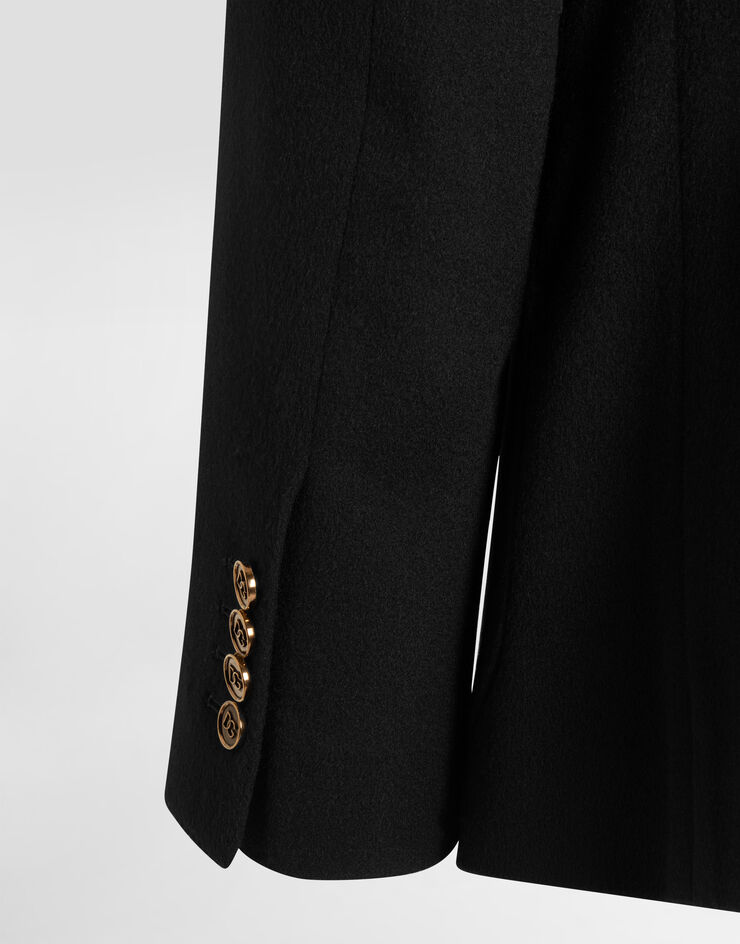 Dolce & Gabbana Double-breasted portofino cashmere jacket Black G2NZ2TGJ763