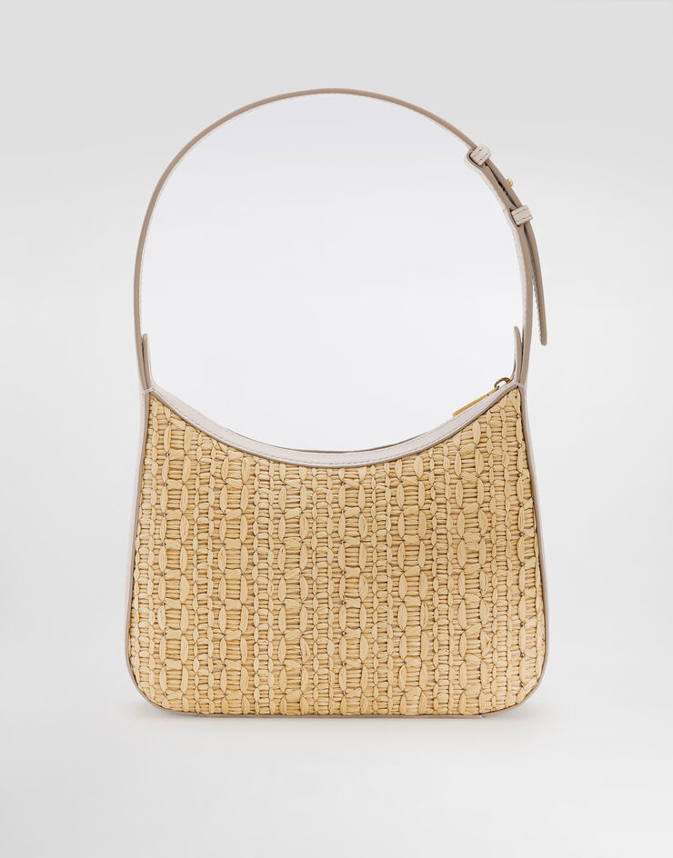 Dolce & Gabbana Sac d’épaule en raphia au crochet Multicolore BB7598AC705