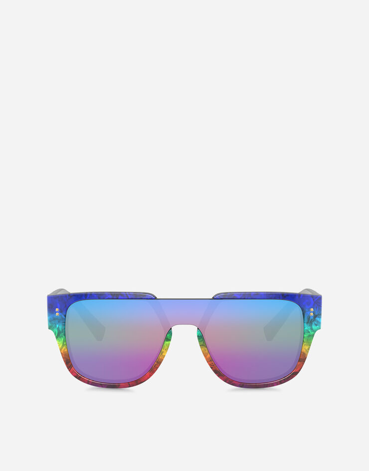 Dolce & Gabbana Iridescent rainbow sunglasses rainbow VG4356VP7P1
