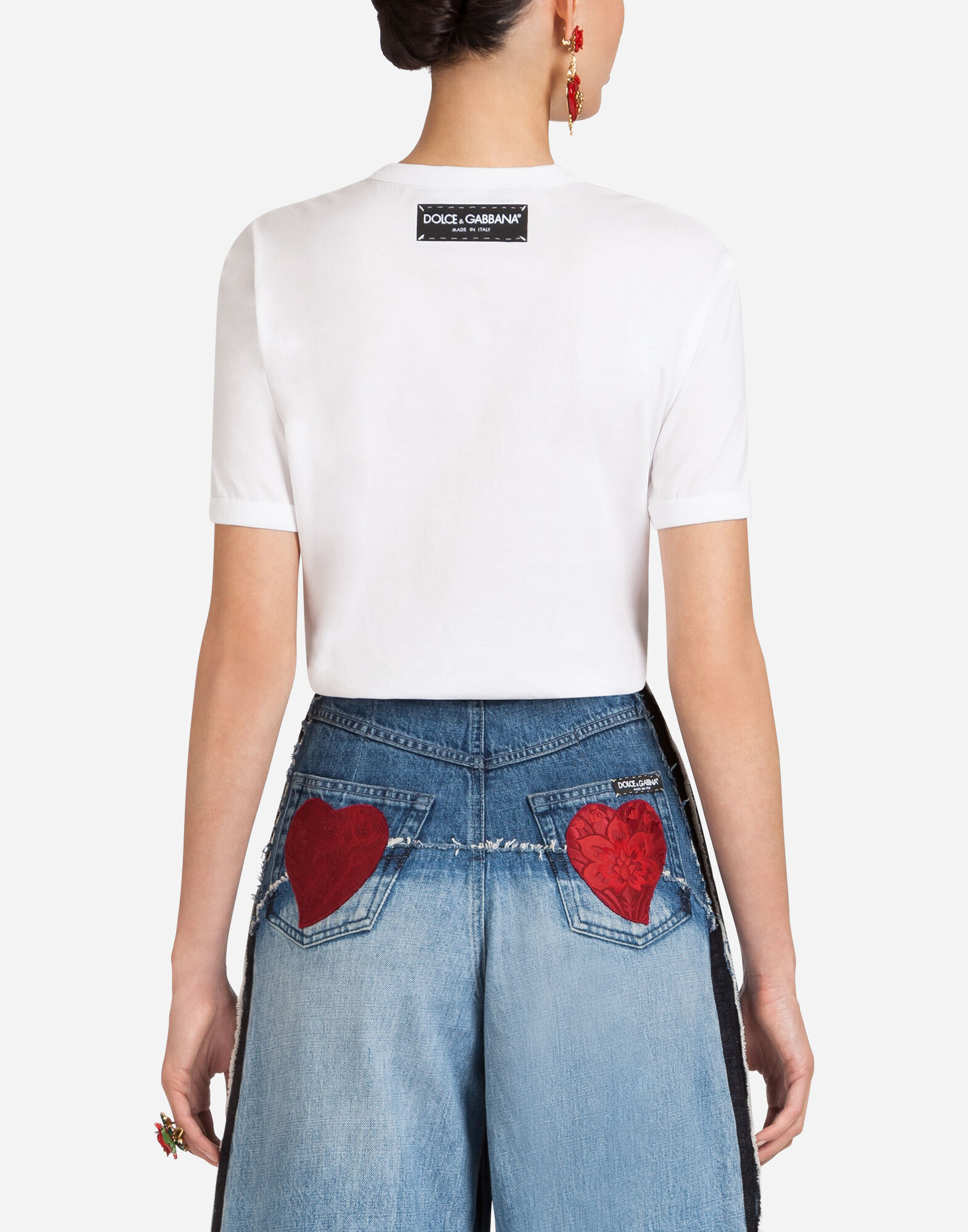コットン Tシャツ パッチ