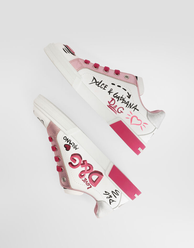 Dolce & Gabbana Portofino Light calfskin sneakers Dolce & Gabbana Portofino Light calfskin sneakers Multicolor D11390A0720