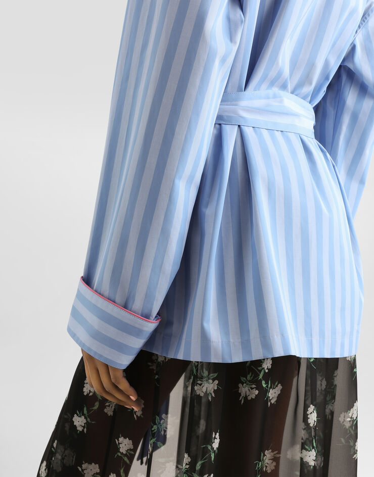 Dolce & Gabbana Striped vanity shirt Multicolor F5U33TFR52W