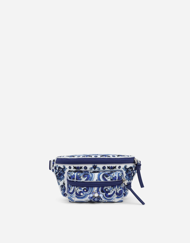 Dolce & Gabbana Majolica-print nylon belt bag Multicolor EB0237AZ189