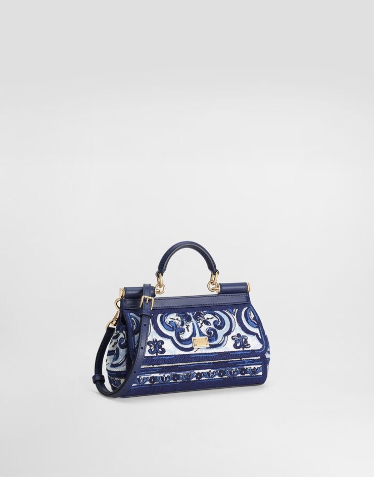 Dolce & Gabbana Small Sicily handbag with Majolica embroidery Multicolor BB7116BW050