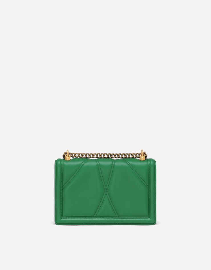 Dolce & Gabbana Schultertasche Devotion mittelgroß Grün BB7158AW437