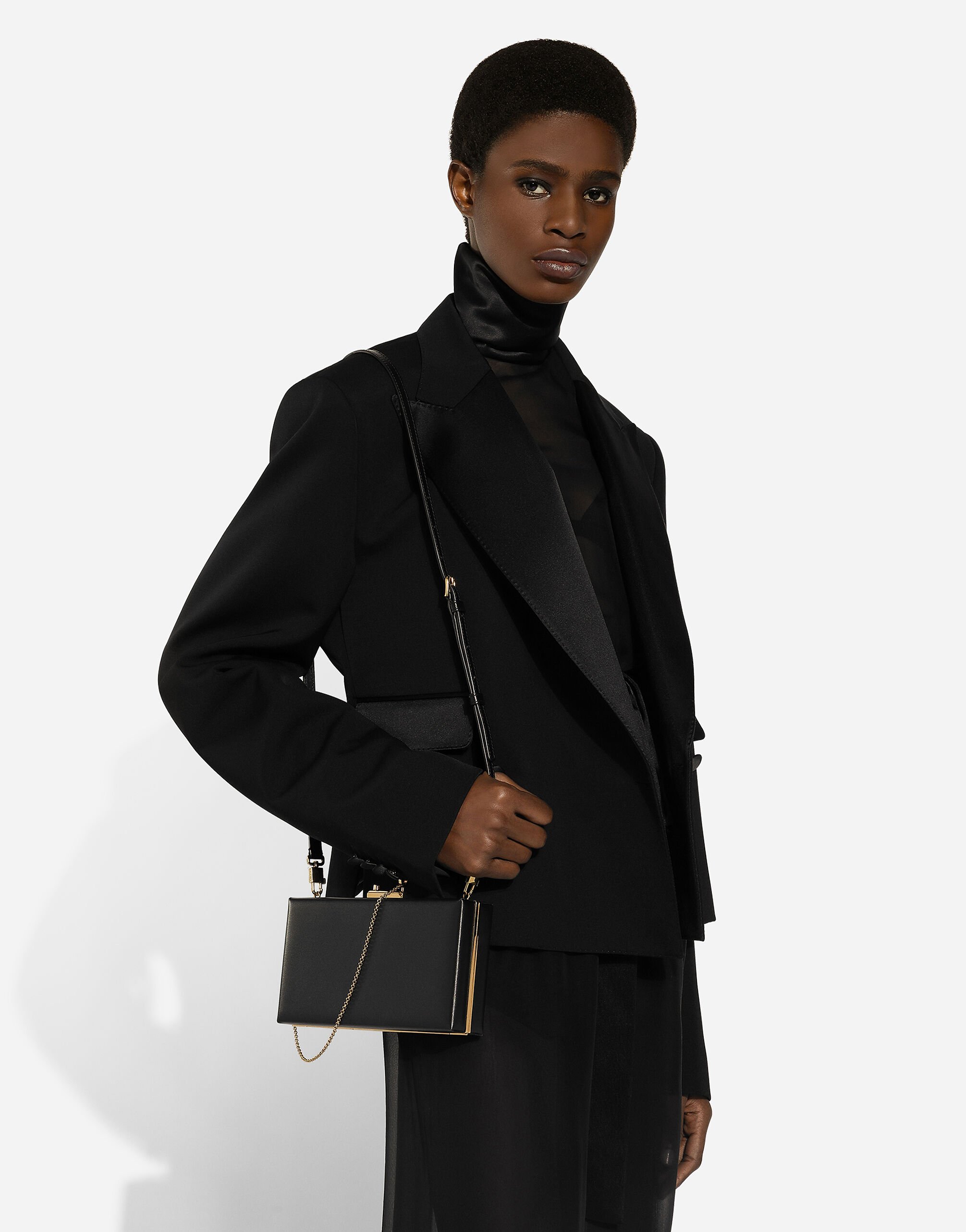 Eva bag in Black for Women Dolce Gabbana US