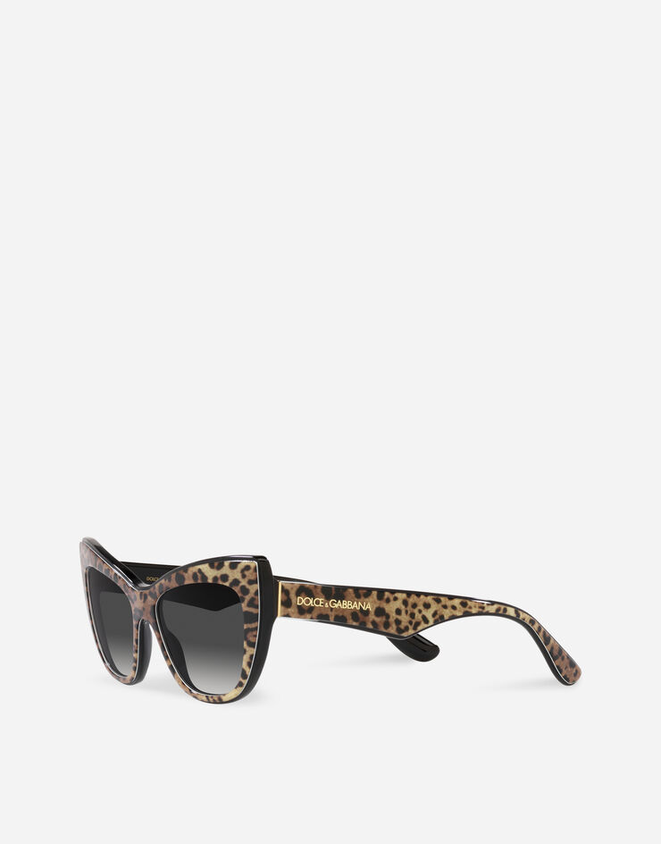 Dolce & Gabbana Sonnenbrille New Print Leopard-Print VG4417VP38G