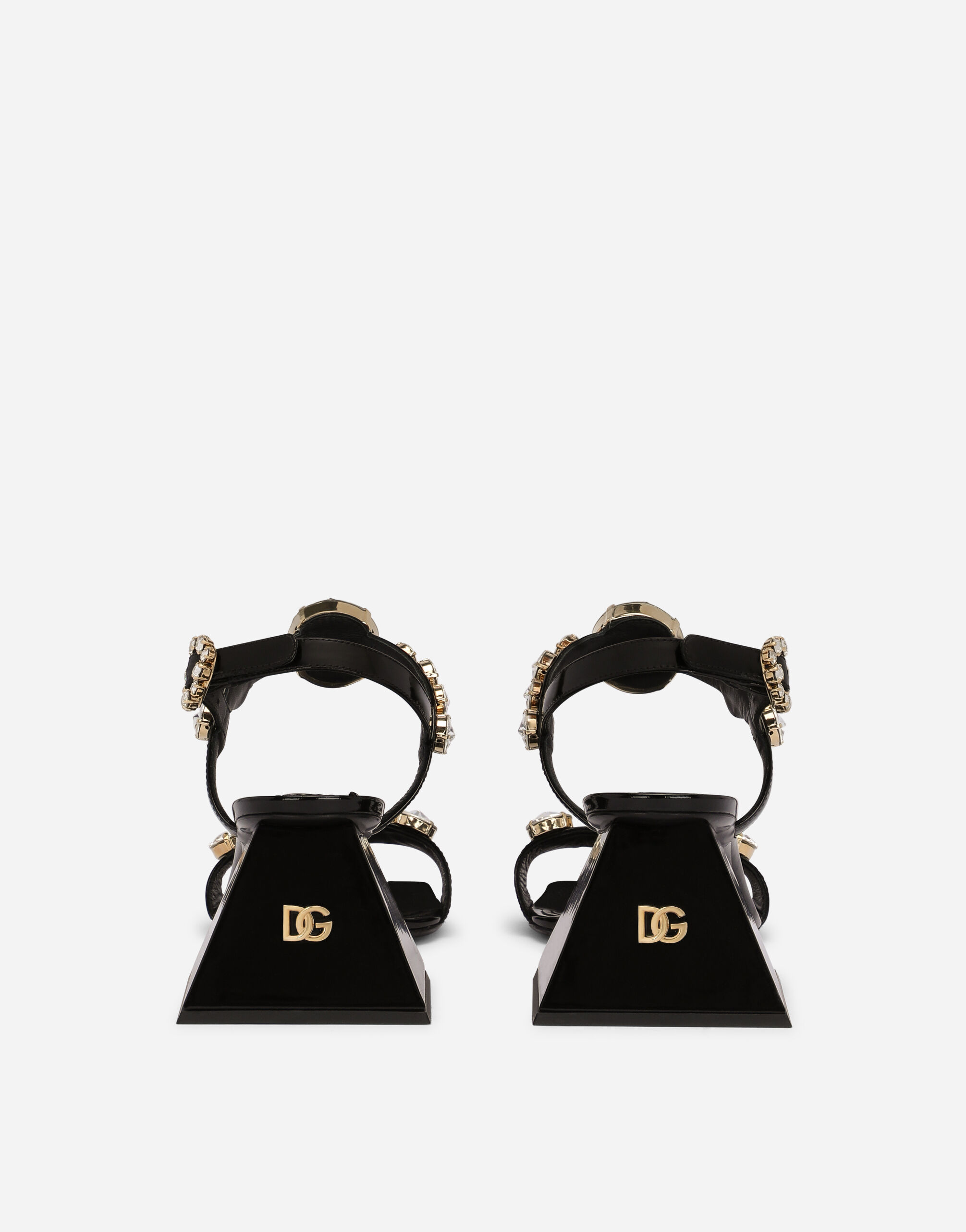 【足元に宿る自信と輝き】D&G シャイニーカーフスキン サンダル 足元に宿る自信と輝き】D&G シャイニーカーフスキン サンダル