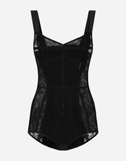 Dolce & Gabbana Lace bodysuit Black O7D16TONO26