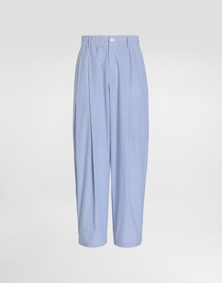 Dolce & Gabbana Striped cotton jogging trousers Multicolor GP228TFR54O