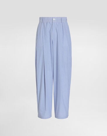 Dolce & Gabbana Striped cotton jogging trousers Dolce & Gabbana Striped cotton jogging trousers Multicolor GP228TFR54O