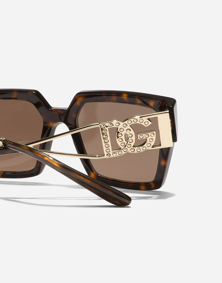 Dolce & Gabbana Lunettes de soleil DG Diva Marron VG4446VP273