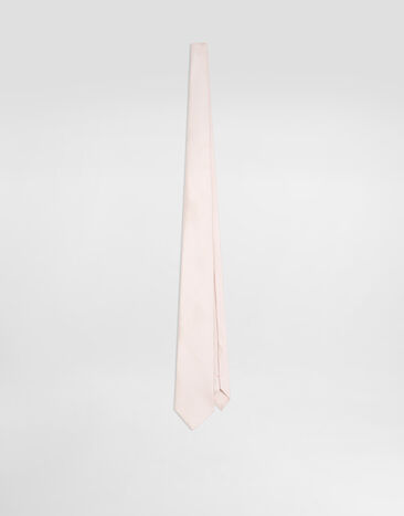 Dolce & Gabbana Silk twill tie Pink GT147EFU1XB