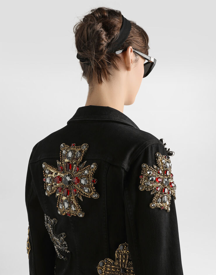 Dolce & Gabbana Cazadora vaquera Multicolor F9S20ZG8NM9