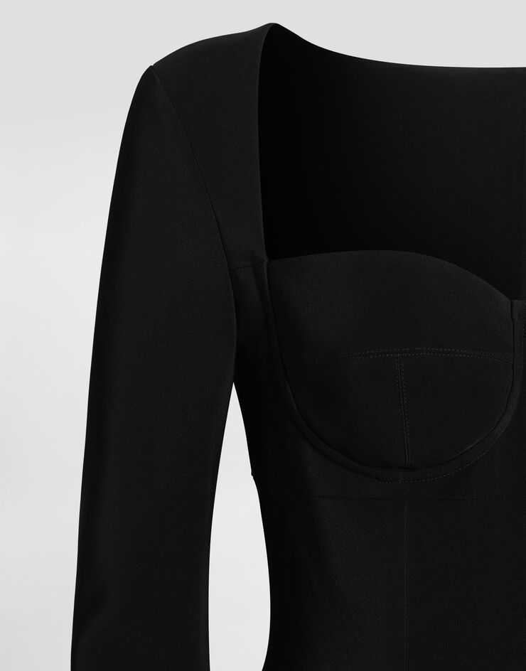 Dolce & Gabbana Cady sheath dress Black F610FTFUIAH