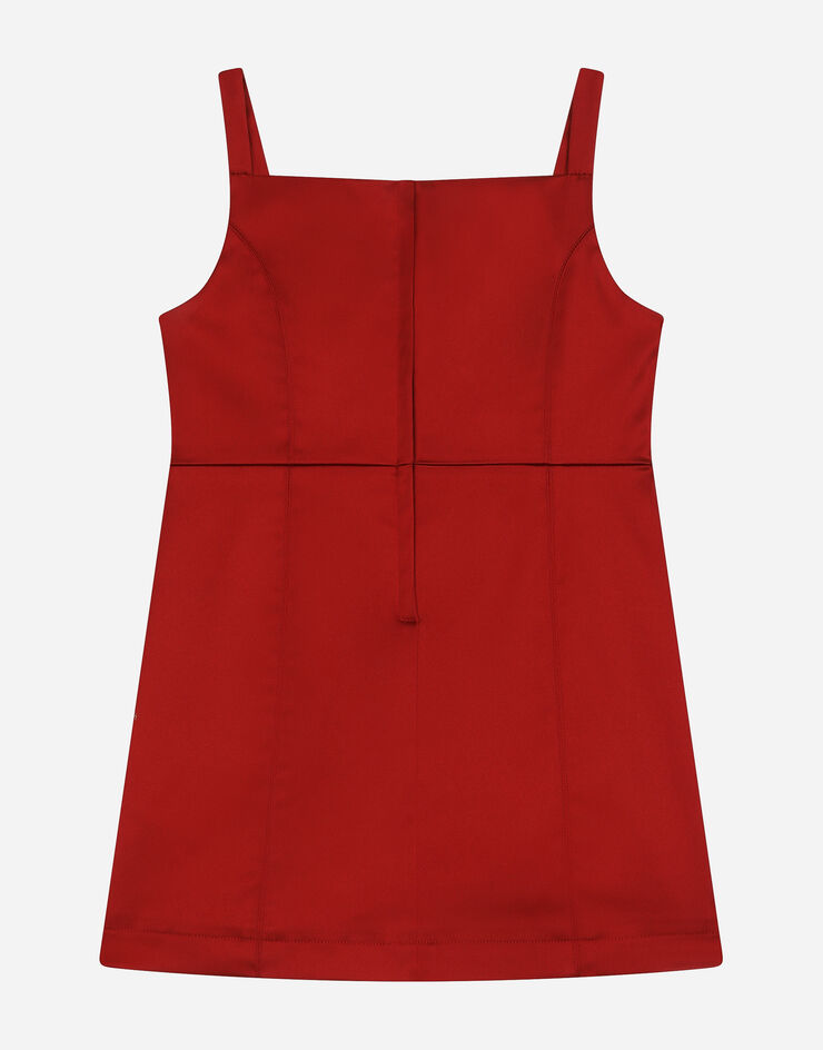 Dolce&Gabbana Sleeveless satin dress Dolce&Gabbana Sleeveless satin dress Red L53DR7FURHM