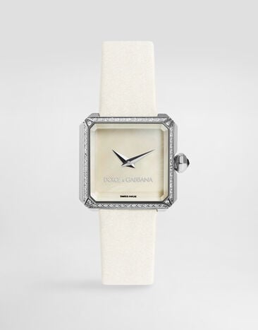 Dolce & Gabbana Sofia Stahl-Uhr mit Diamanten Dolce & Gabbana Sofia Stahl-Uhr mit Diamanten Elfenbeinwei? WWJC2SXCMDT