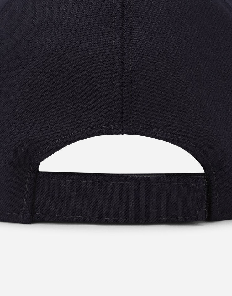 Dolce & Gabbana Casquette de base-ball avec plaquette à logo Bleu LB4H80G7HY5