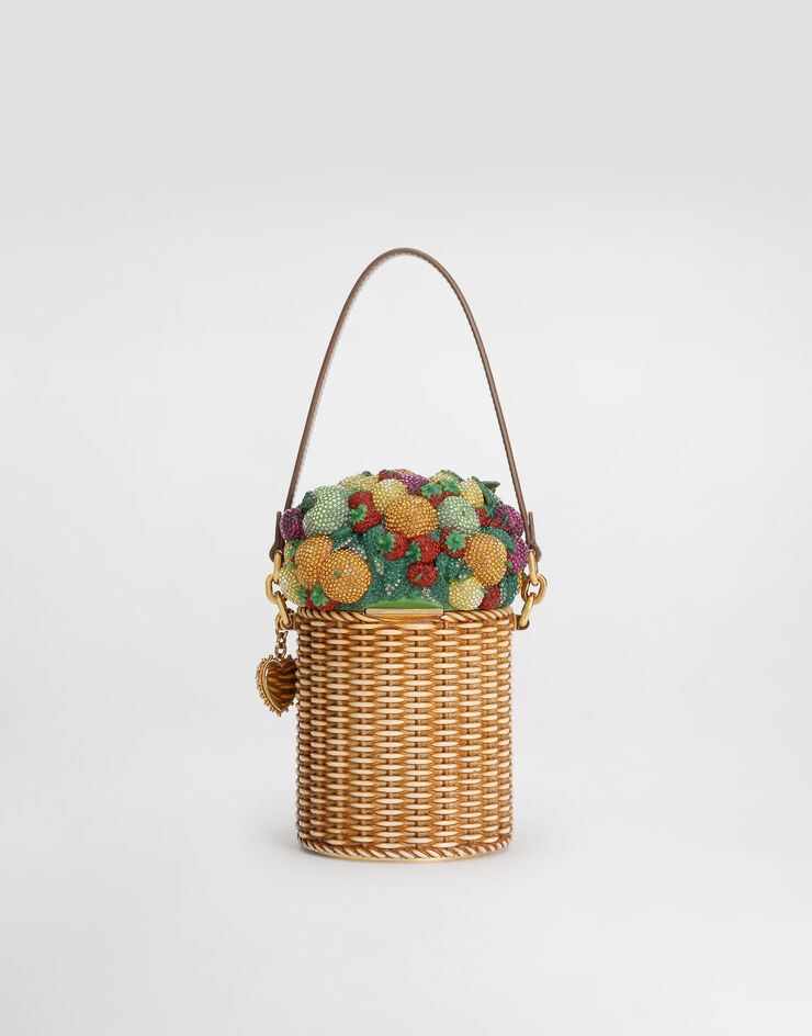 Dolce & Gabbana Bolso tipo cubo Dolce Box Brown BB7809AM243