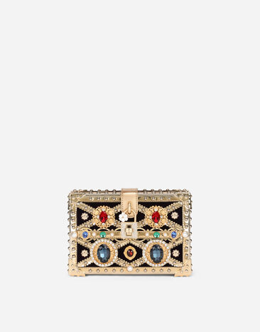 Dolce & Gabbana Dolce Box with bejeweled embellishment Multicolor BB6237AZ103