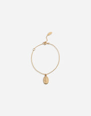 Dolce & Gabbana Bracelet with Virgin Mary medallion Gold WBEJ2GW0001