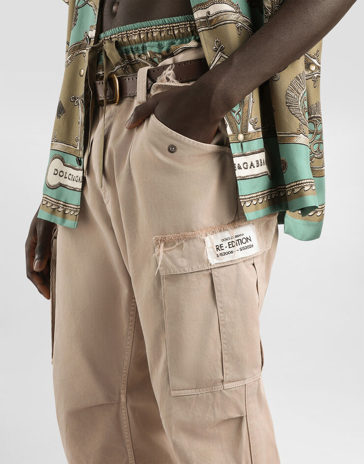 Dolce & Gabbana Cotton trousers Beige GVL5ATG8NU3