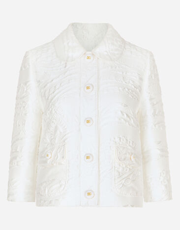 Dolce & Gabbana Chaqueta Gabbana de brocado Imprima F0AH2THI1BD