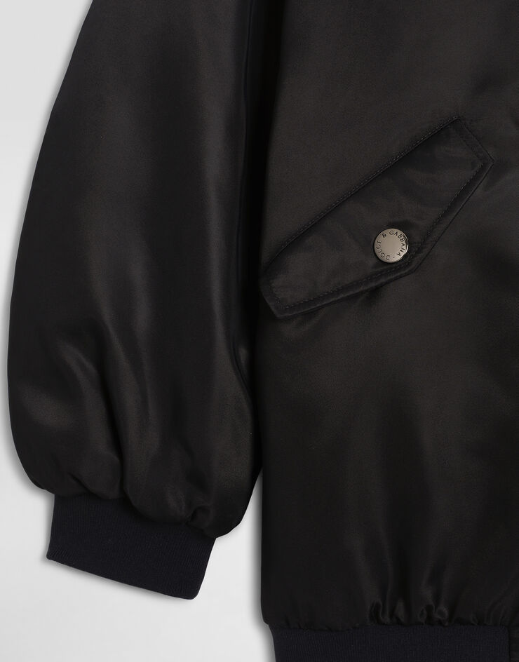 Dolce & Gabbana Twill bomber jacket with logo Dolce & Gabbana Twill bomber jacket with logo L4JB8IFUS44