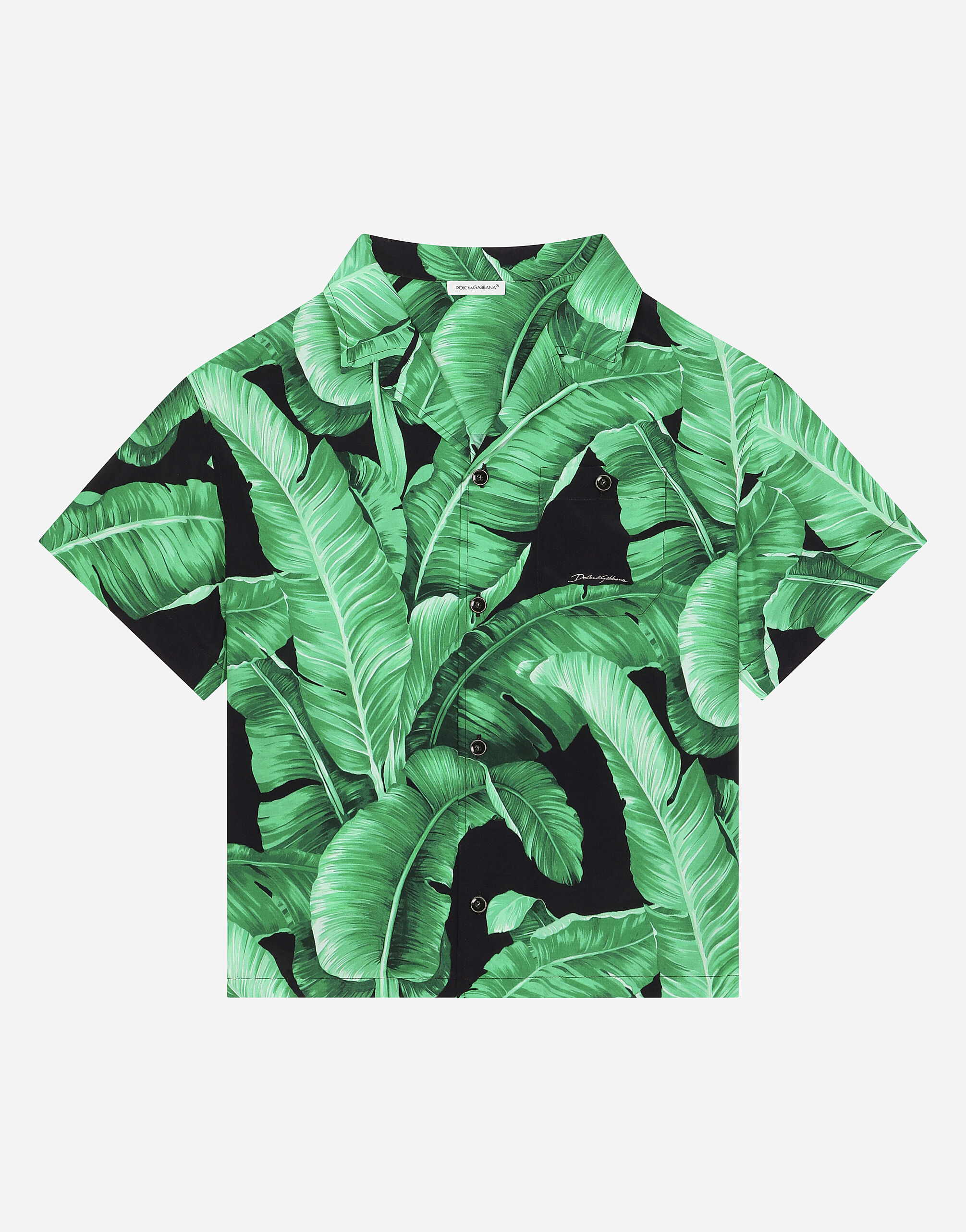 Dolce & Gabbana Batik shirt with banana tree print Print L43S81FS8C5