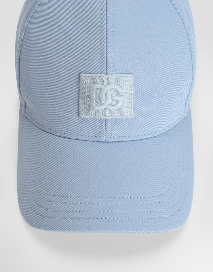 Dolce & Gabbana Cotton gabardine baseball cap Purple GH590ZGK257