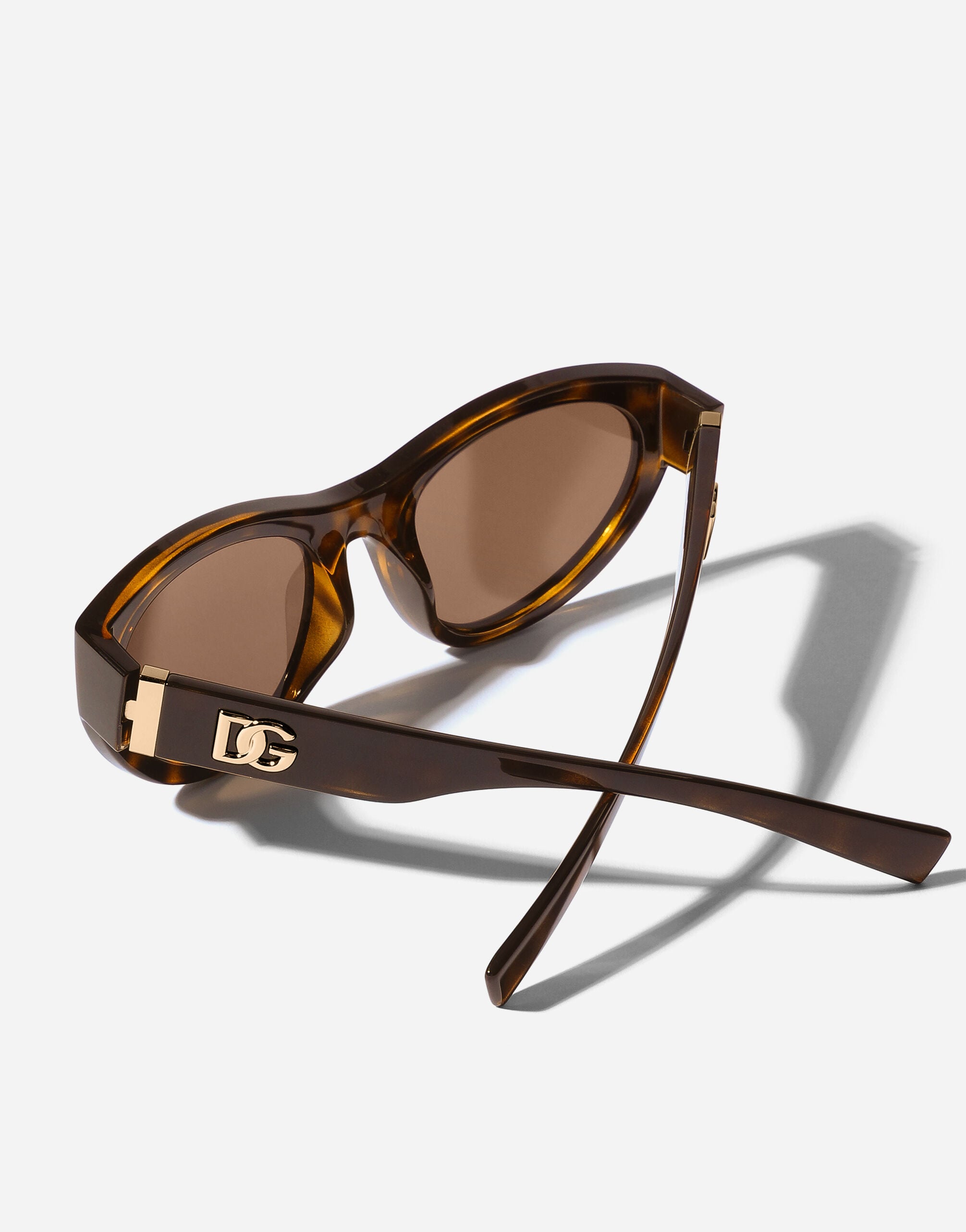 DG Crossed Sunglasses in Havana for Women | Dolce&Gabbana® US