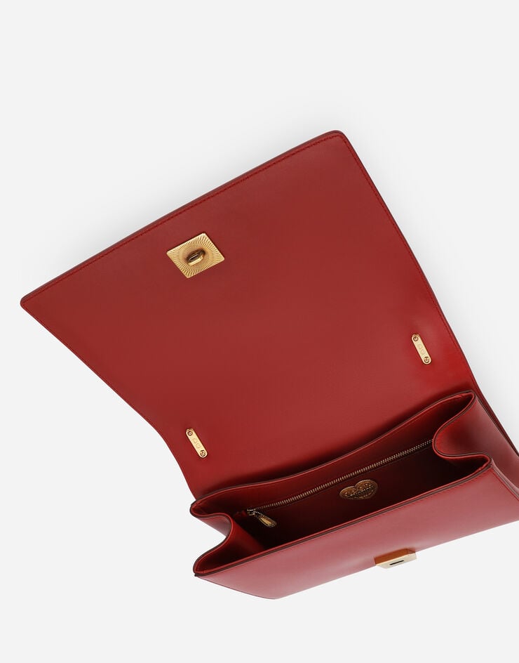 Dolce & Gabbana Large Devotion bag in quilted nappa leather КРАСНЫЙ МАК BB6651AV967