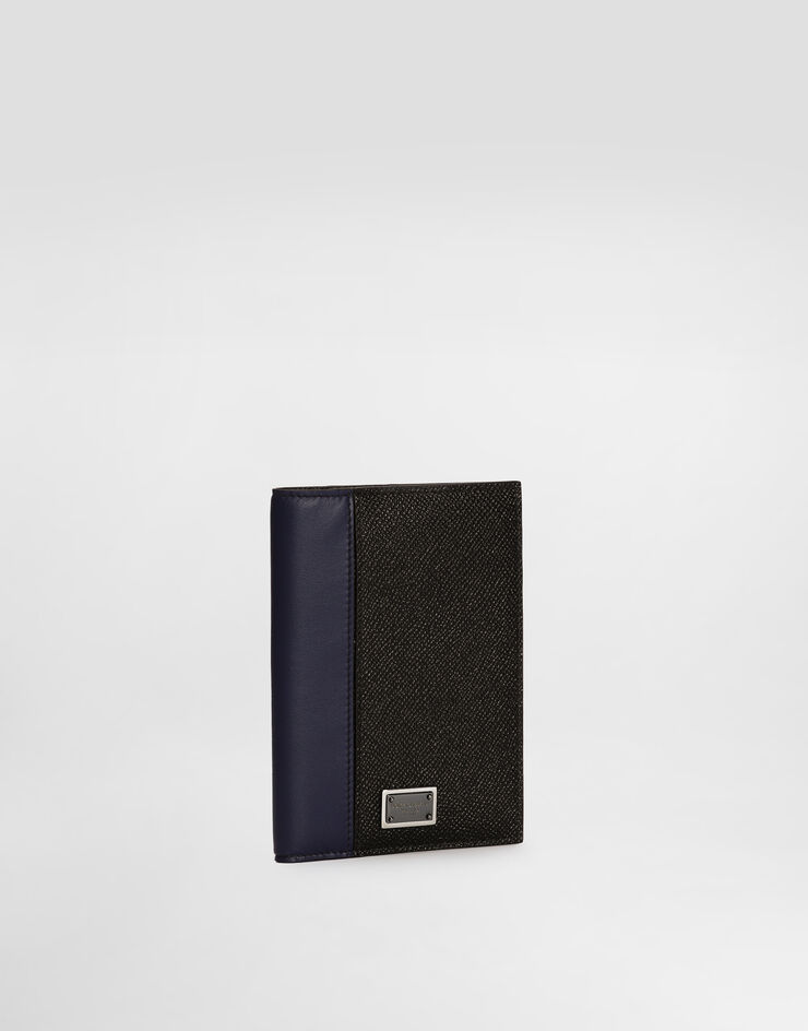 Dolce & Gabbana Funda para pasaporte de dauphine Negro BP2215A6N72