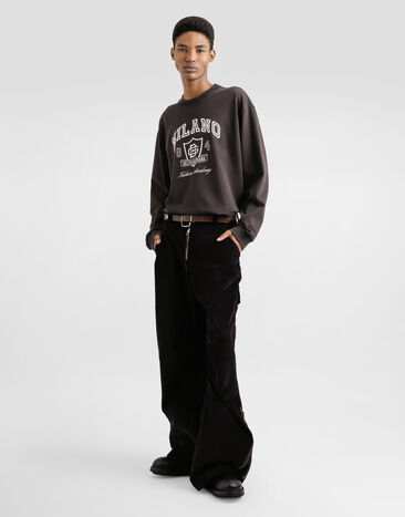 Dolce & Gabbana プリント コットン Ｔシャツ Brown G8SY0TG7PLR