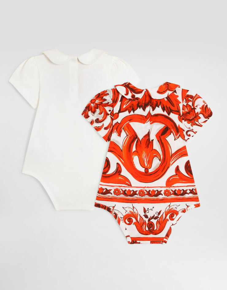 Dolce & Gabbana Majolica-print jersey body gift set Dolce & Gabbana Majolica-print jersey body gift set Multicolor L2JO5FG7P5M